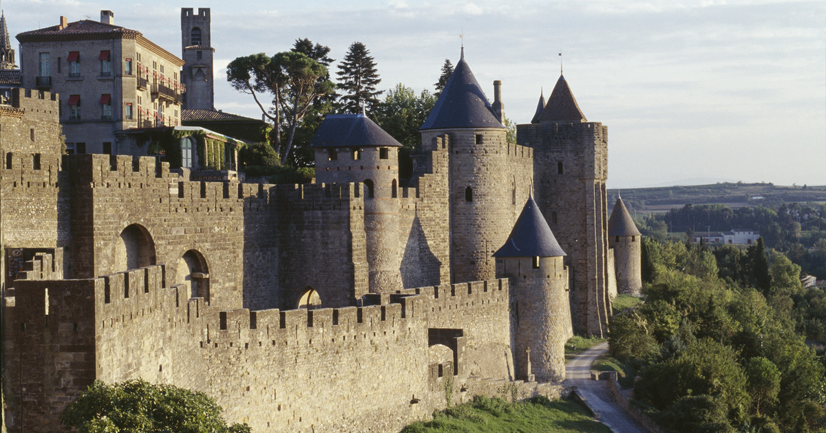 Torri della cinta muraria di Carcassonne